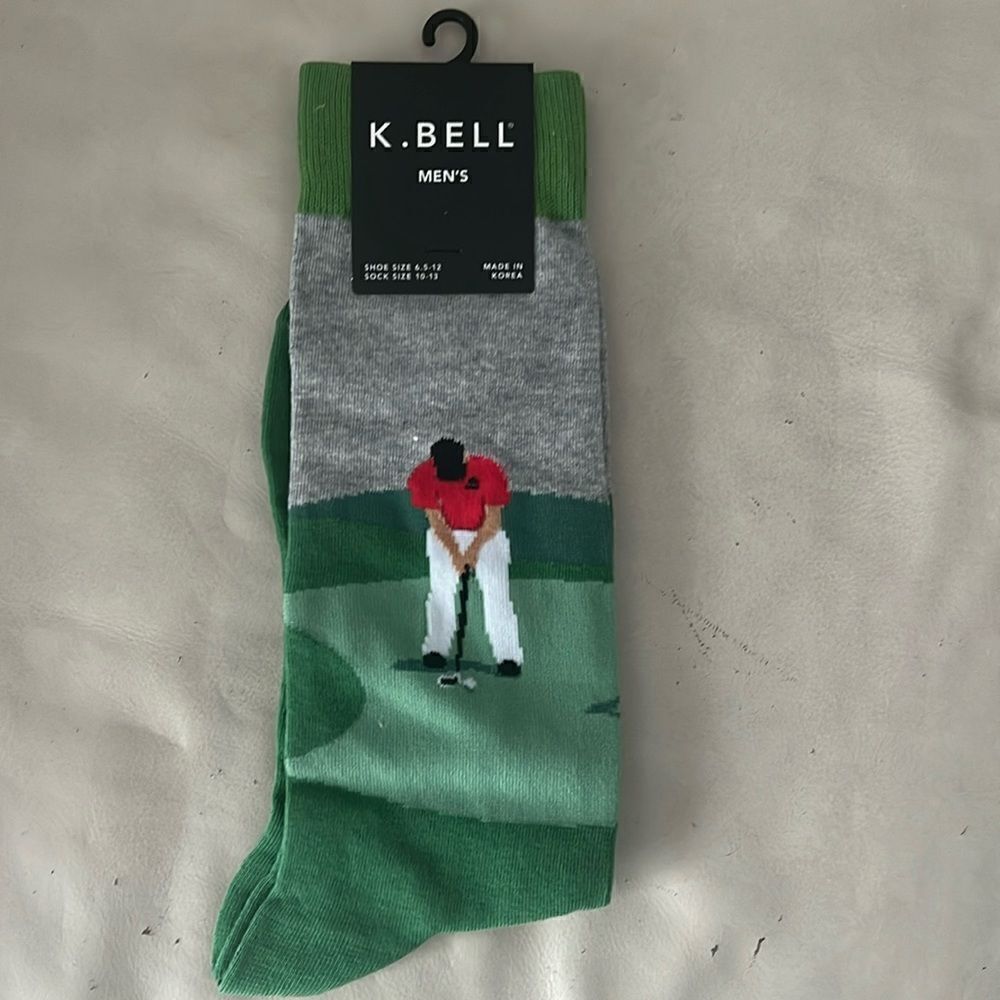 New with tags men’s crew length socks, size 10 to 13